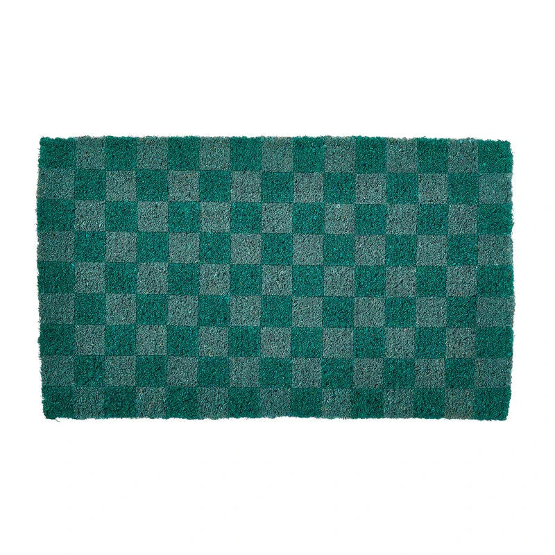 Skorter | Checkered Doormat - Green