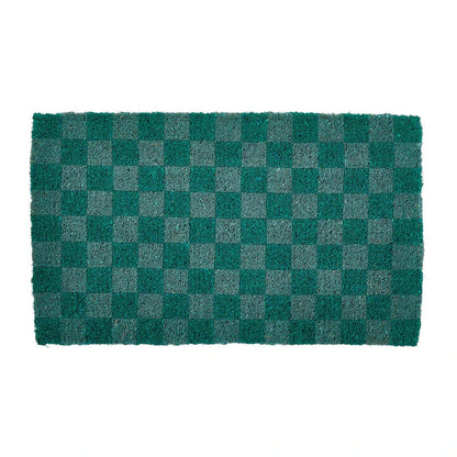 Skorter | Checkered Doormat - Green