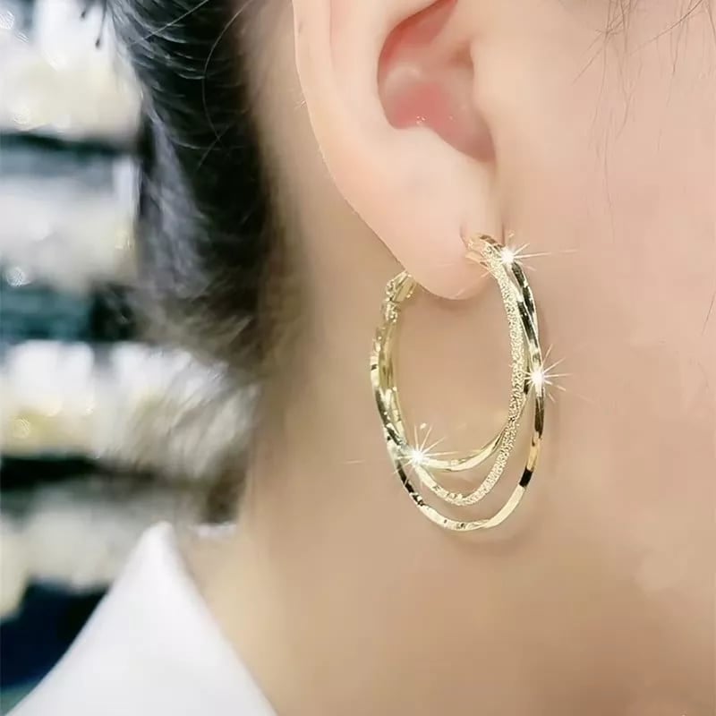 Skorter | Multilayer round earrings