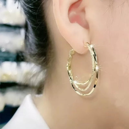 Skorter | Multilayer round earrings