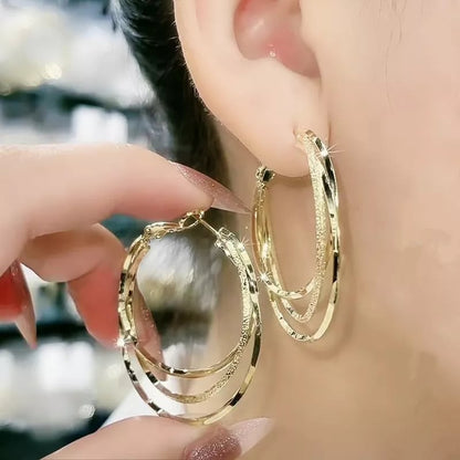 Skorter | Multilayer round earrings