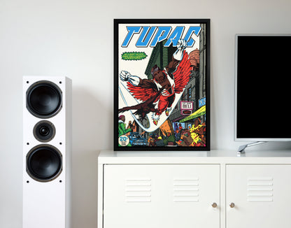 Skorter | Dangerous 2Pac Retro Music Poster Framed Wall Art Print
