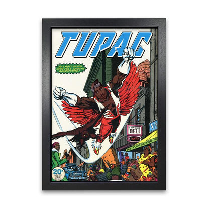 Skorter | Dangerous 2Pac Retro Music Poster Framed Wall Art Print