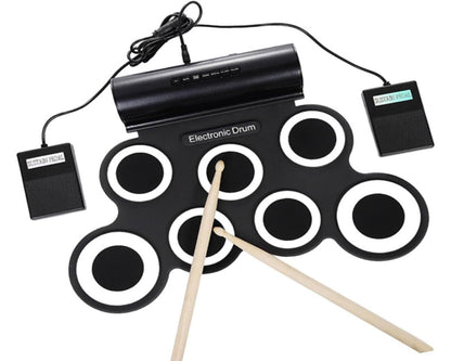 Skorter | 7 Pad Roll Up Drum Kit