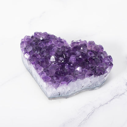 Skorter | Amethyst Cluster Heart