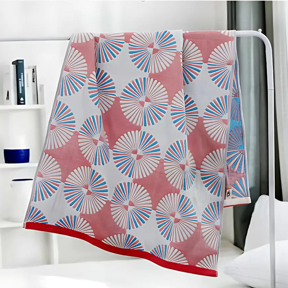 Skorter | Dahlia Blossom Cotton Bath Towel