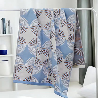 Skorter | Dahlia Blossom Cotton Bath Towel