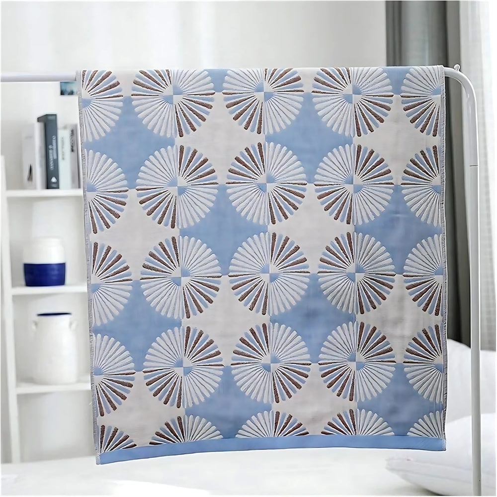 Skorter | Dahlia Blossom Cotton Bath Towel