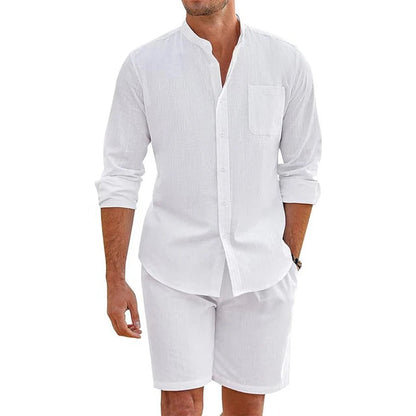 Skorter | Everyday Elegance: Men's Outfit Made of Cotton-Linen for Comfort & Style