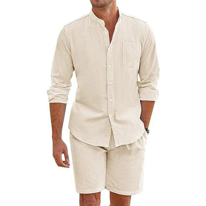 Skorter | Everyday Elegance: Men's Outfit Made of Cotton-Linen for Comfort & Style