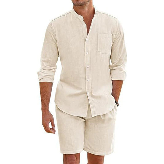Skorter | Everyday Elegance: Men's Outfit Made of Cotton-Linen for Comfort & Style