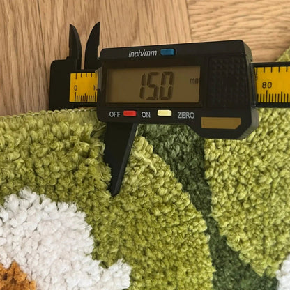 Skorter | Daisy Moss Style Floor Bath Mat