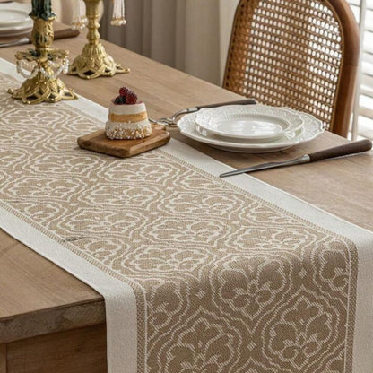 Skorter | Damask Dune Table Runner