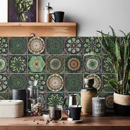 Skorter retro mandala pattern glue