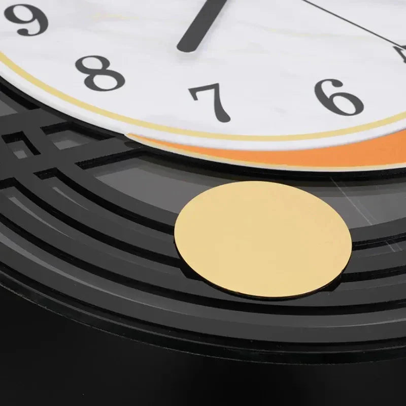 Skorter | Decorative Wall Clock Navigation Sailboat Creative Design Clock Indoor Clock Decoration Living Room Background Wall Decor