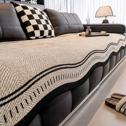 Skorter | Modern Wave Anti-Slip Sofa Cover