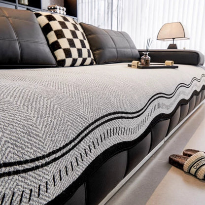 Skorter | Modern Wave Anti-Slip Sofa Cover