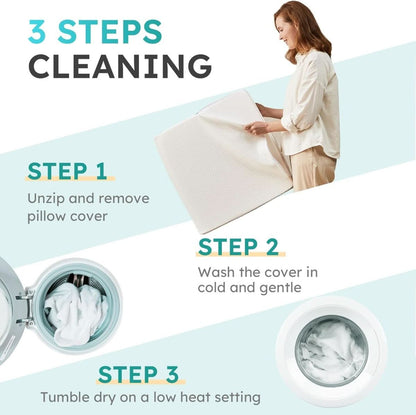 Skorter | Ergonomic Incline Wedge Cushion with Memory Foam