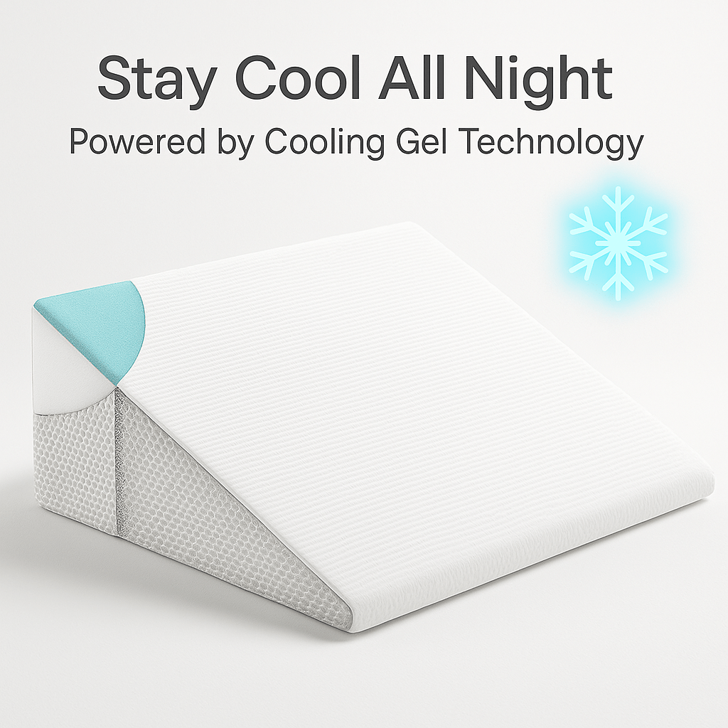 Skorter | Ergonomic Incline Wedge Cushion with Memory Foam