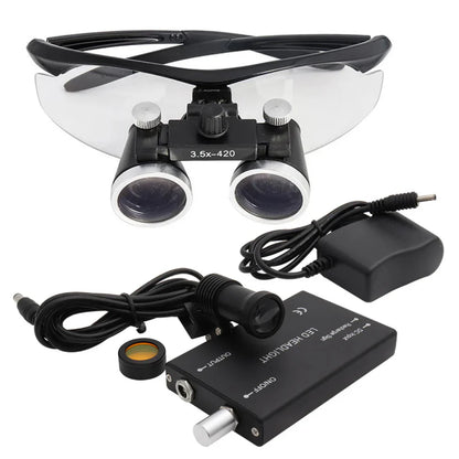 Skorter | Dental Loupes Magnifier with & LED Headlight for Precision Work