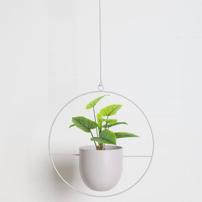 Skorter | DecoBloom Hanging Planter – Elegant Indoor & Outdoor Metal Plant Pot with Chain