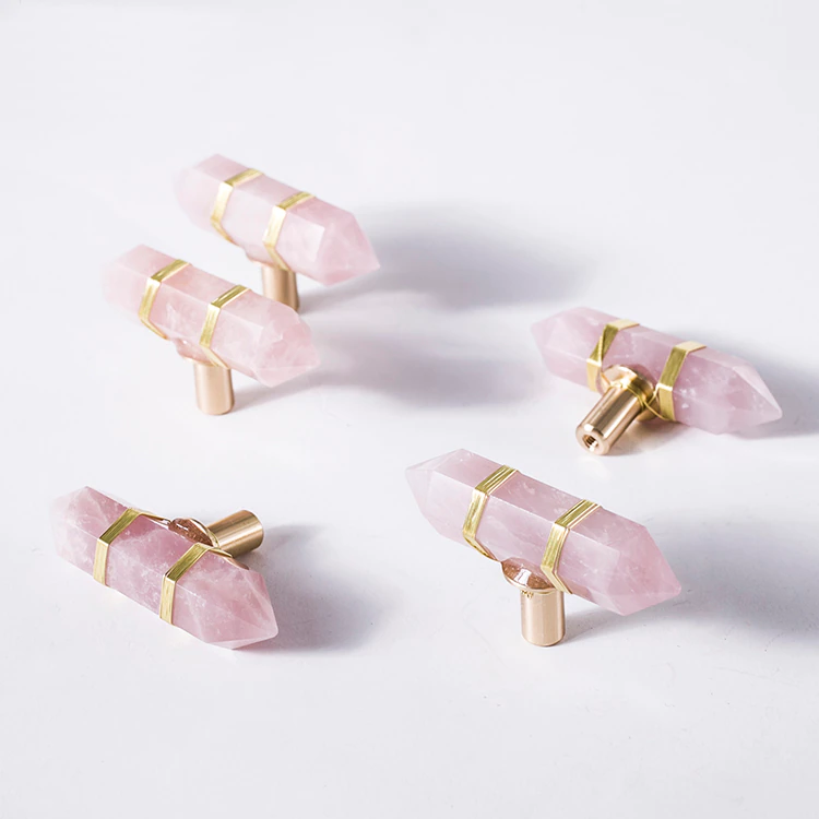 Skorter | Elegance Crystal Brass Cabinet Knob