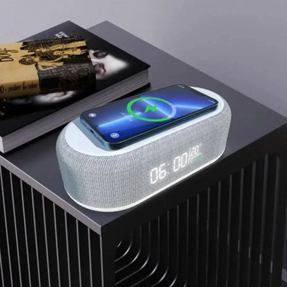 Skorter | Digital Alarm Clock with Wireless Charging and Temperature Display