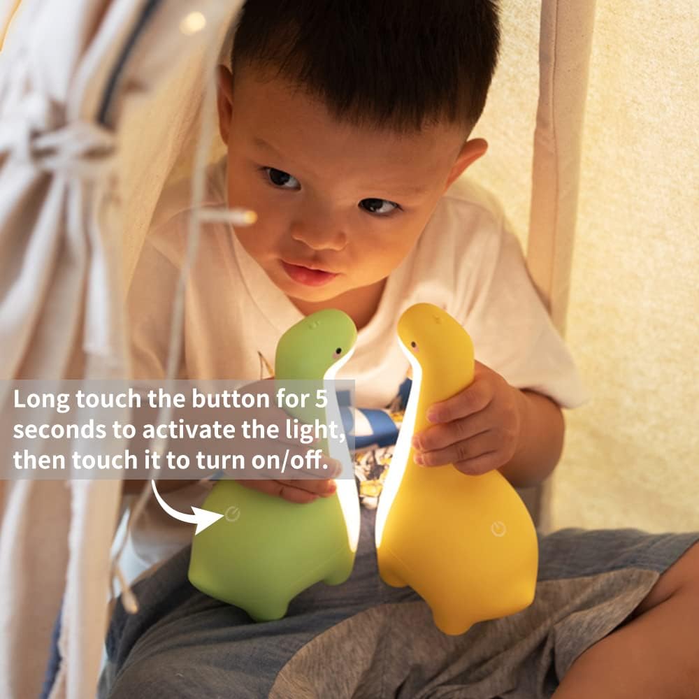 Skorter | DinoSnug – Soft Glow Dinosaur Night Light for Kids