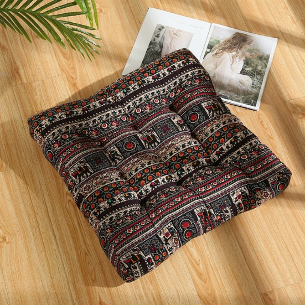Skorter | Bohemian Square Cushion Seat Pad
