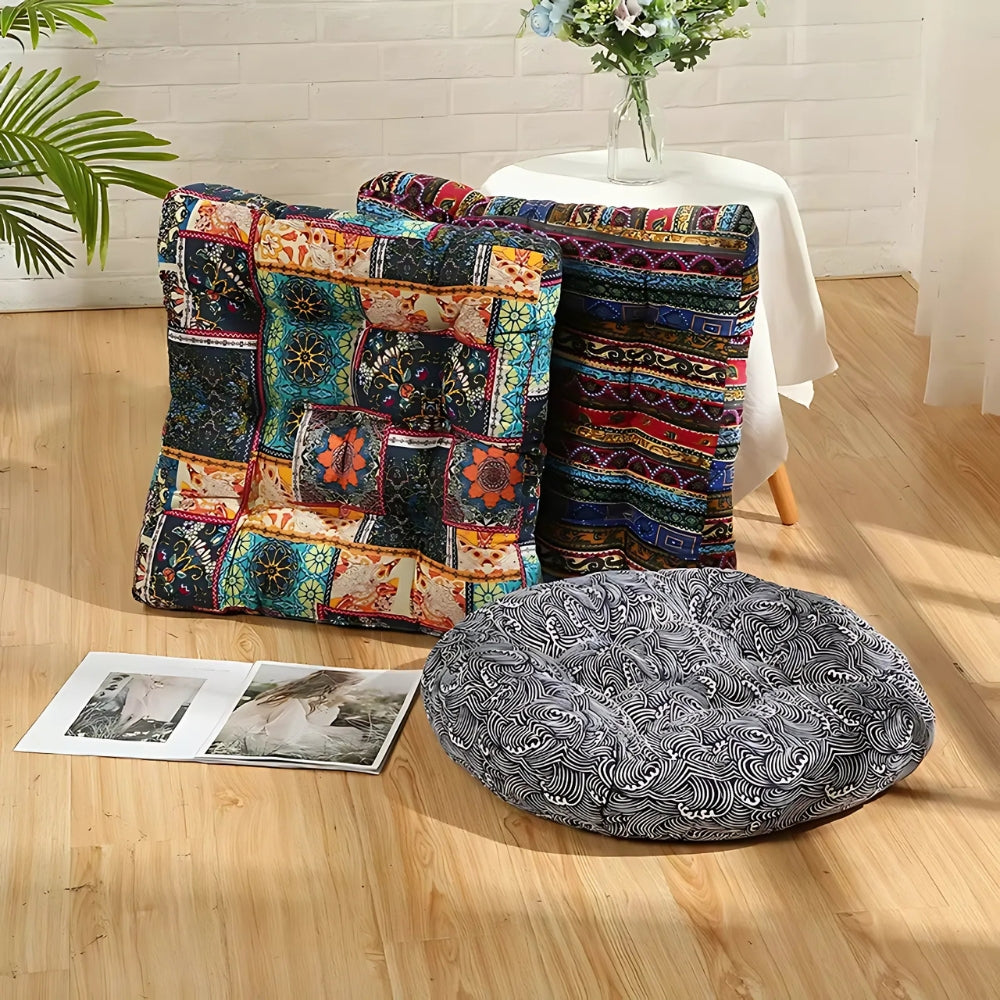 Skorter | Bohemian Square Cushion Seat Pad