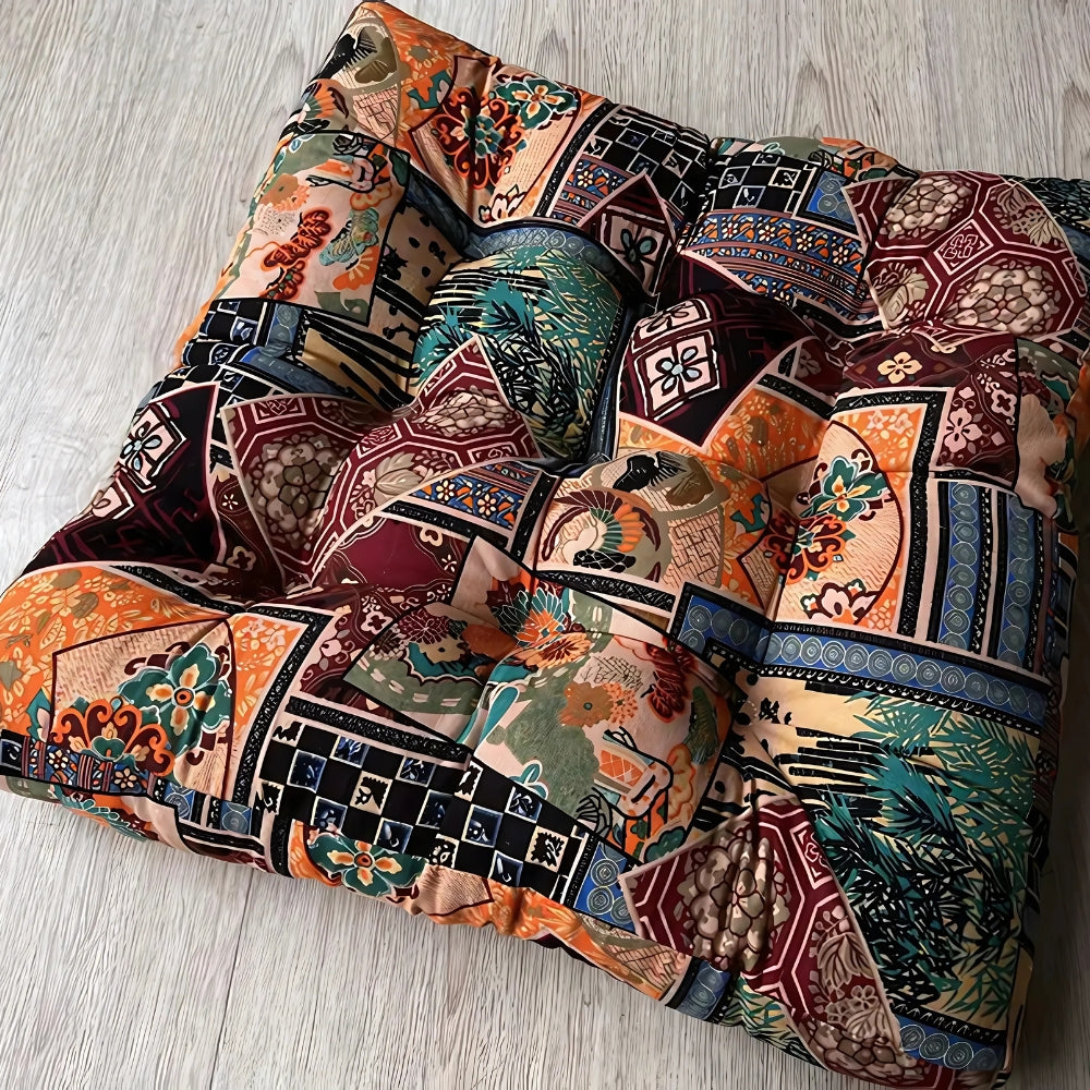 Skorter | Bohemian Square Cushion Seat Pad