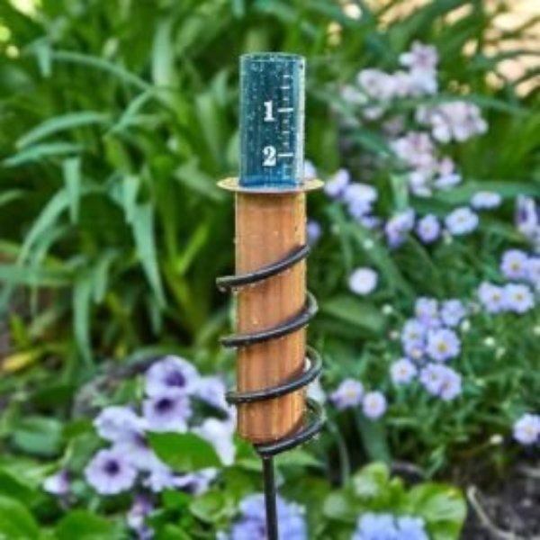 Skorter | Copper Rain Gauge | Durable, Floating Design for Home Garden & Lawn Water Measurement