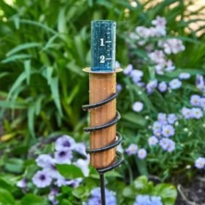 Skorter | Copper Rain Gauge | Durable, Floating Design for Home Garden & Lawn Water Measurement