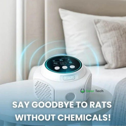 Skorter | Plug-In Ultrasonic Rat Repellent | Chemical-Free. Silent & Covers Up to 3200 sq. ft. for Indoor and Outdoor Use