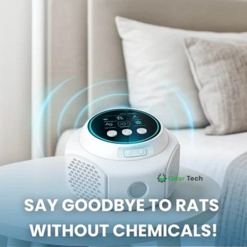 Skorter | Plug-In Ultrasonic Rat Repellent | Chemical-Free. Silent & Covers Up to 3200 sq. ft. for Indoor and Outdoor Use