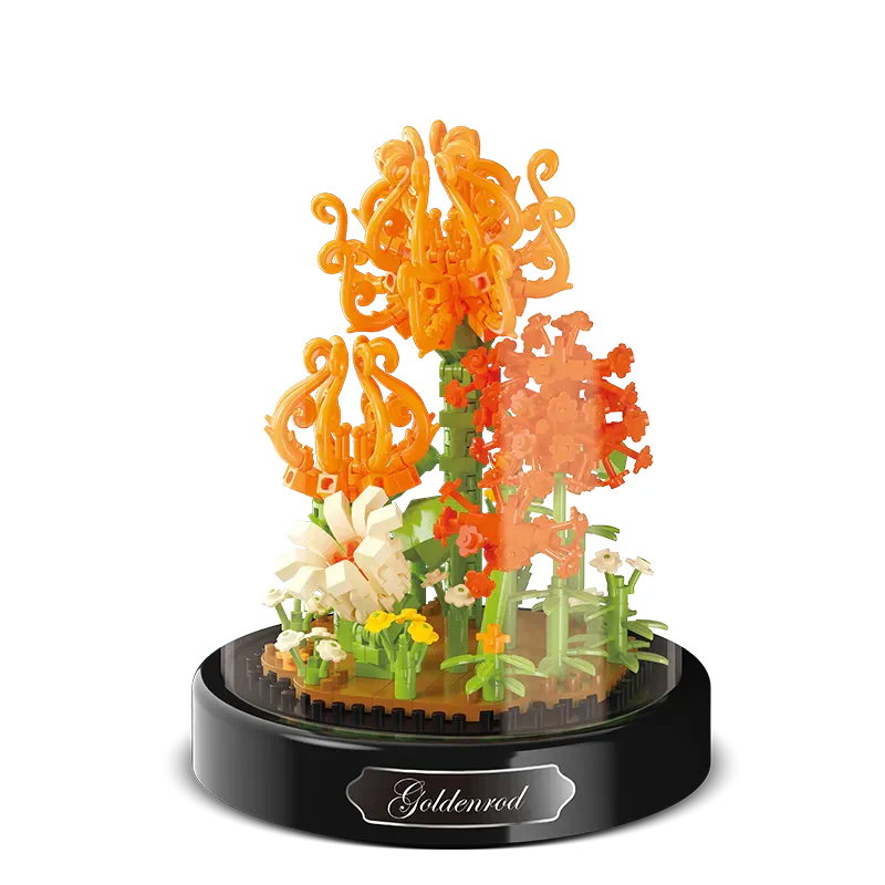 Skorter | Diy Micro Flowers Building Blocks Mini Brick Particles Eternal Life Flowers Home Decoration Assembly Puzzle Toy Kids Gift