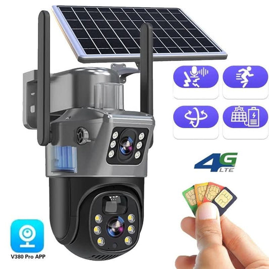 Skorter | Wireless Surveillance Camera with Solar Panel & 360° App Control