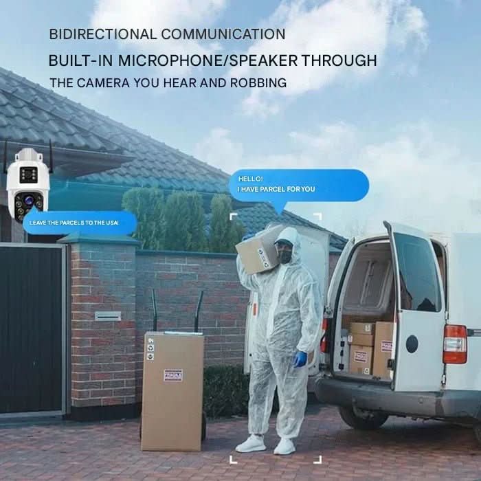 Skorter | Wireless Surveillance Camera with Solar Panel & 360° App Control