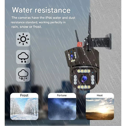 Skorter | DualGuard Solar 4K – Wireless Security Camera with Solar Panel & 360° App Control