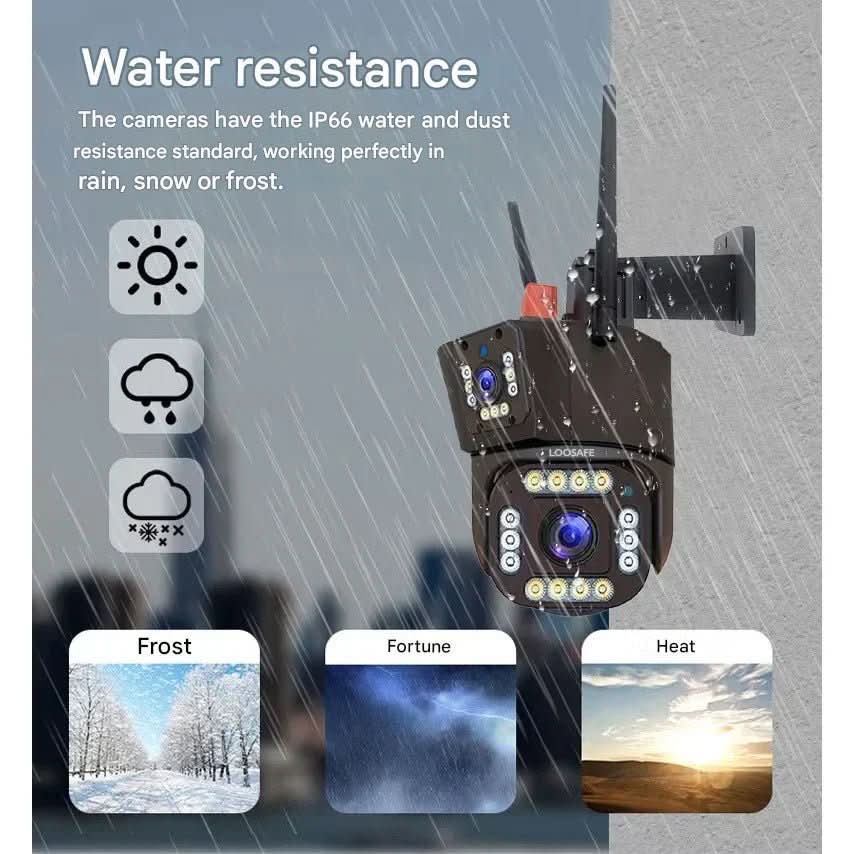 Skorter | Wireless Surveillance Camera with Solar Panel & 360° App Control