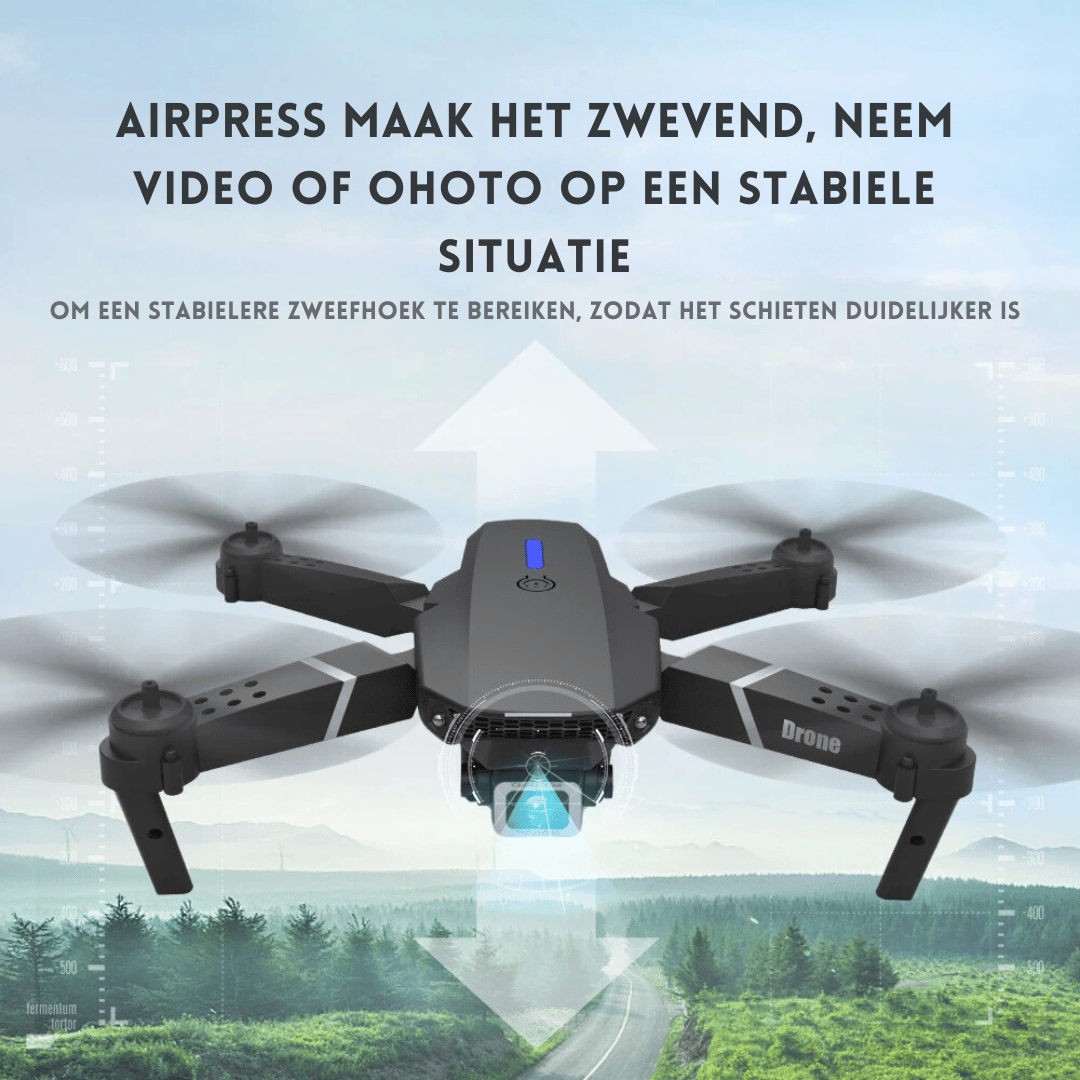 Skorter | Rc Drone - 4k Camera Foldable + Altitude Hold Function