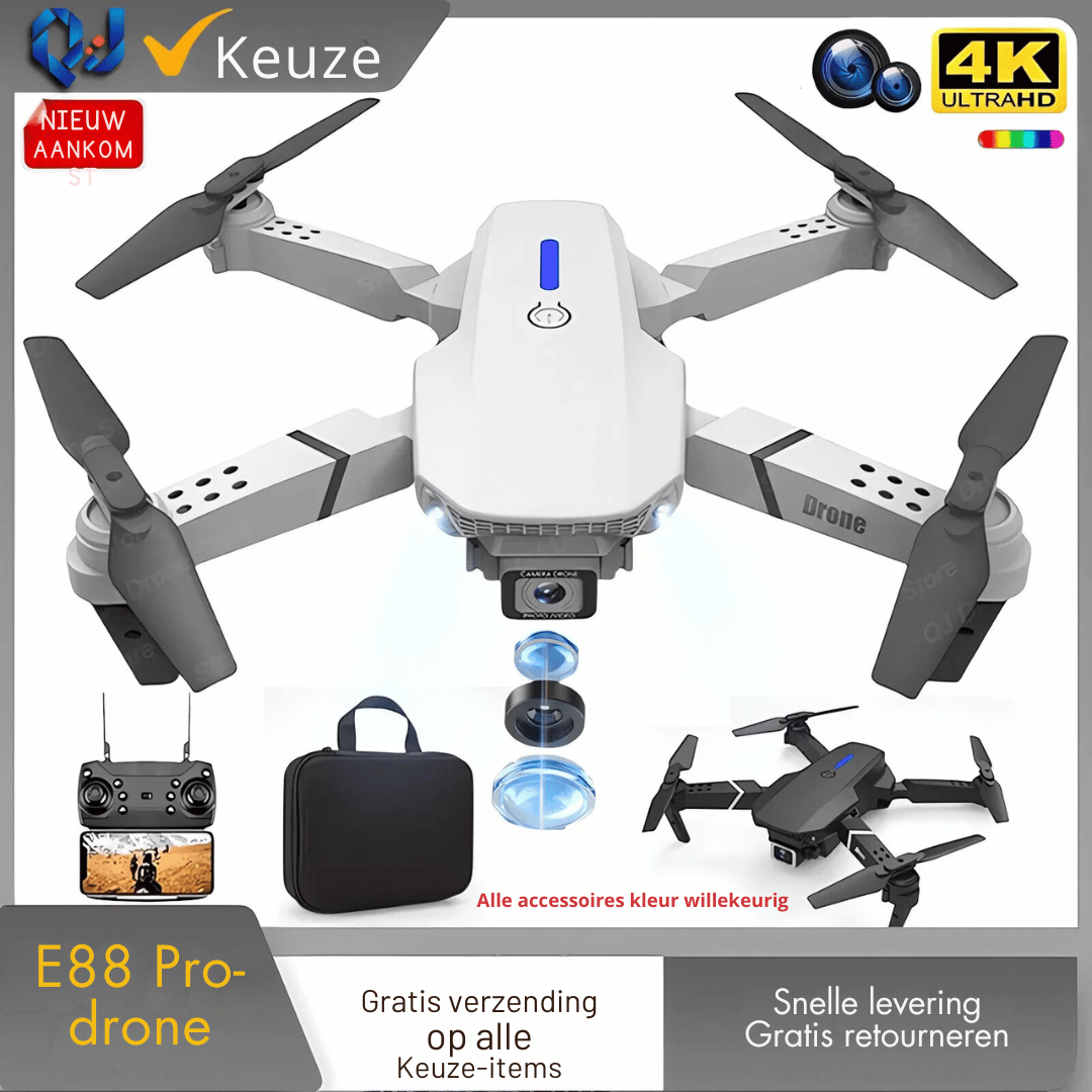 Skorter | Rc Drone - 4k Camera Foldable + Altitude Hold Function