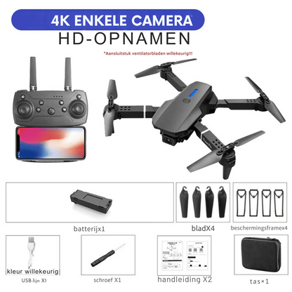 Skorter | Rc Drone - 4k Camera Foldable + Altitude Hold Function