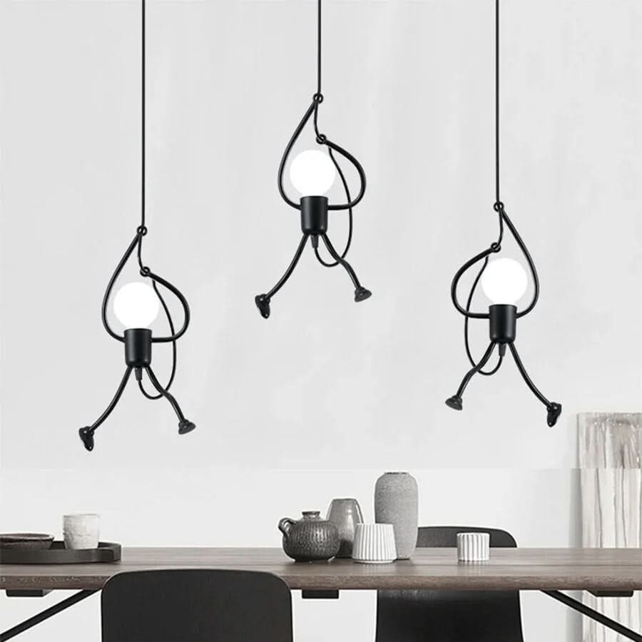 Skorter | Cheerful Doll-Shaped Adjustable Pendant Light