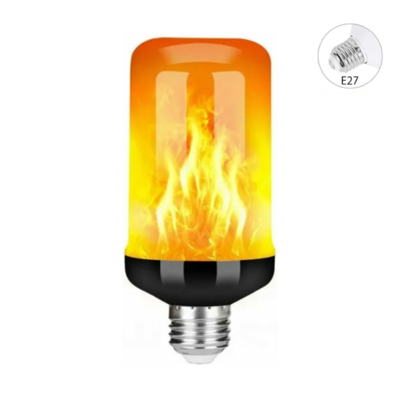 Skorter | FlameGlow LED Lamp – Flickering Flame Effect for Warm and Cozy Atmosphere