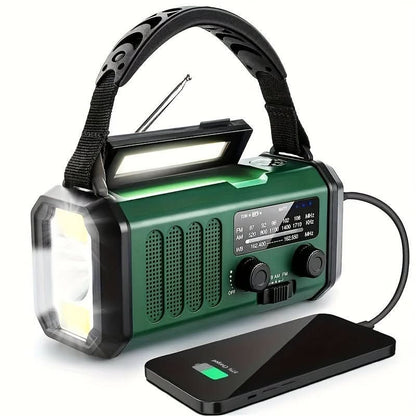 Skorter | Emergency radio with solar, flashlight & USB charging function