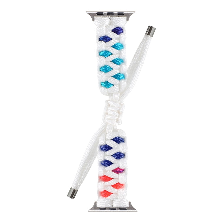 Skorter | Braided Umbrella Cord Watch Band for Apple Watch Ultra 49mm & Watch Ultra 2 49mm / Series 9 & 8 & 7 45mm / SE 3 & SE 2 & 6 & SE & 5 & 4 44mm / 3 & 2 & 1 42mm (Color)