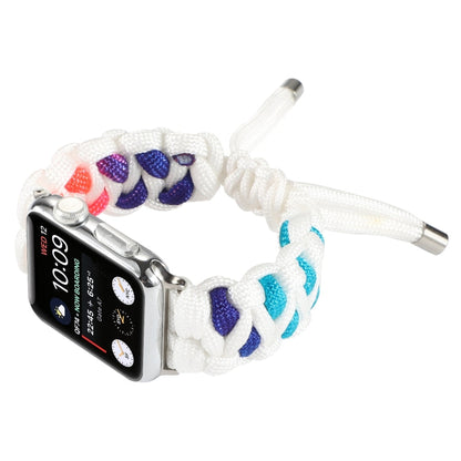 Skorter | Braided Umbrella Cord Watch Band for Apple Watch Ultra 49mm & Watch Ultra 2 49mm / Series 9 & 8 & 7 45mm / SE 3 & SE 2 & 6 & SE & 5 & 4 44mm / 3 & 2 & 1 42mm (Color)