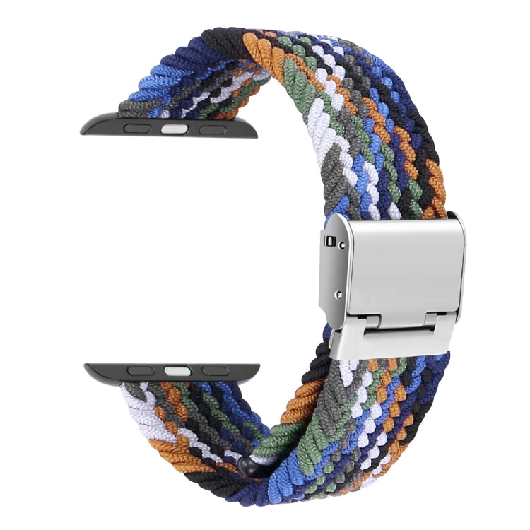 Skorter | Braided + Stainless Steel Bracelet for Apple Watch Ultra 49mm & Watch Ultra 2 49mm / Series 9 & 8 & 7 45mm / SE 3 & SE 2 & 6 & SE & 5 & 4 44mm / 3 & 2 & 1 42mm (Multicolor)