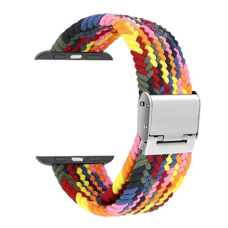 Skorter | Braided + Stainless Steel Watch Band for Apple Watch Series 7 45mm / 6 & SE & 5 & 4 44mm / 3 & 2 & 1 42mm (Five Colors)